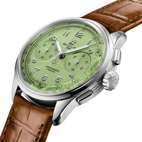 breitling premier b09 chronograph 40 pistachio|Breitling premier pistachio green.